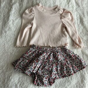 6-12 month girls baby gap set